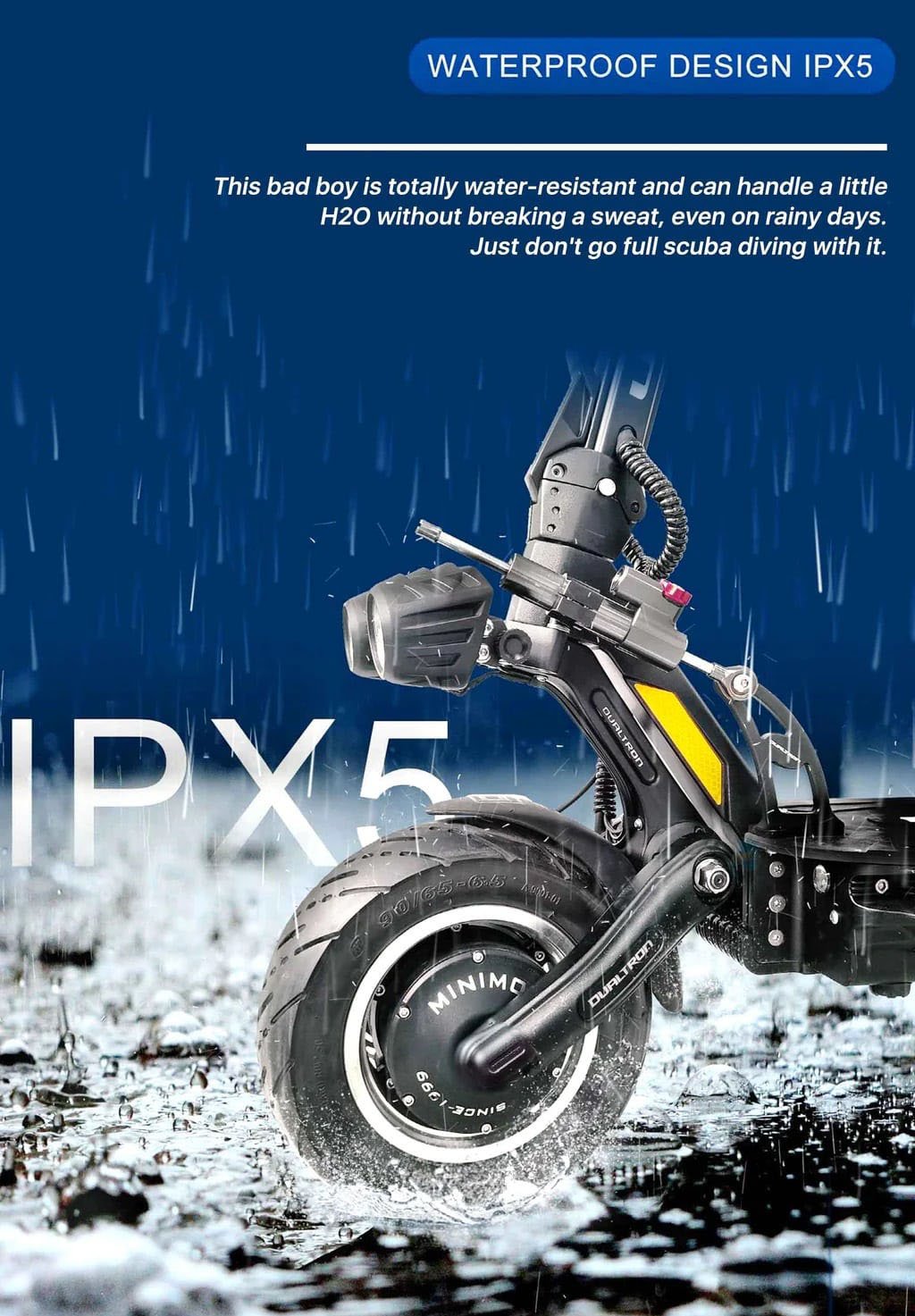 Dualtron thunder ipx water resistance Dualtron thunder ipx water resistance